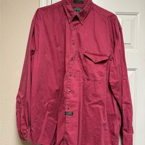 Men's casual button down shirt